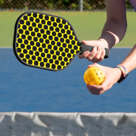 Palas De Pickleball Estilo Amarillo Brillante con Punto Negro