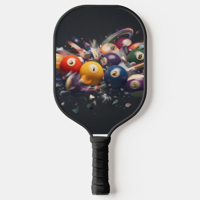 Palas De Pickleball Estilo de Bola de Billar (Anverso)