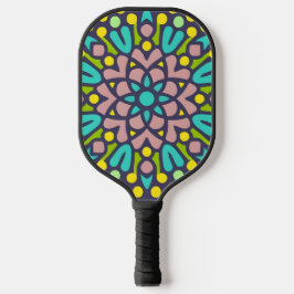 Palas De Pickleball estilo mosaico, Mandala-Pattern