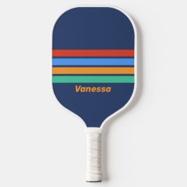 Palas De Pickleball Estilo Retro Antiguo a través del Arcoíris con Nom