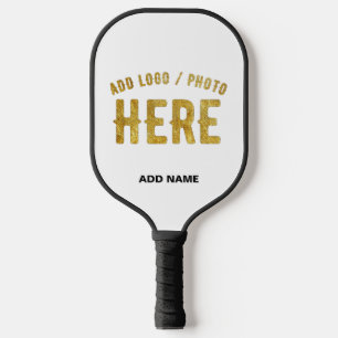PALAS DE PICKLEBALL ESTILOSO MODERNO PERSONALIZABLE BLANCO VERIFICADO