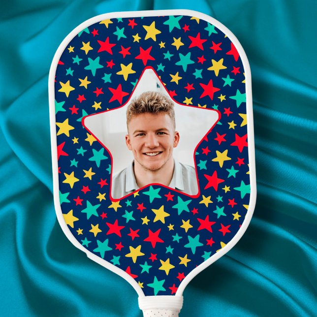 Palas De Pickleball Estrellas coloridas Estrellas Estrella de Pickleba (Subido por el creador)