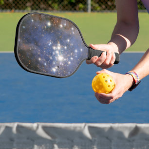 Palas De Pickleball Estrellas de diamantes en el espacio de burbujas d
