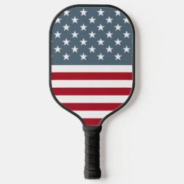 Palas De Pickleball Estrellas patrióticas retro y banderas de Estados 