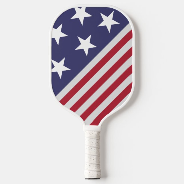 Palas De Pickleball Estrellas y rayas de Estados Unidos (Anverso)
