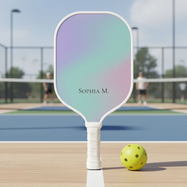 Palas De Pickleball Ethereal Pastel Gradient Personalized Pickleball  (Subido por el creador)