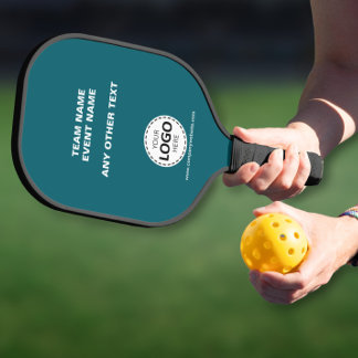 Palas De Pickleball Evento de Equipo de Logo Personalizado Verde Azula