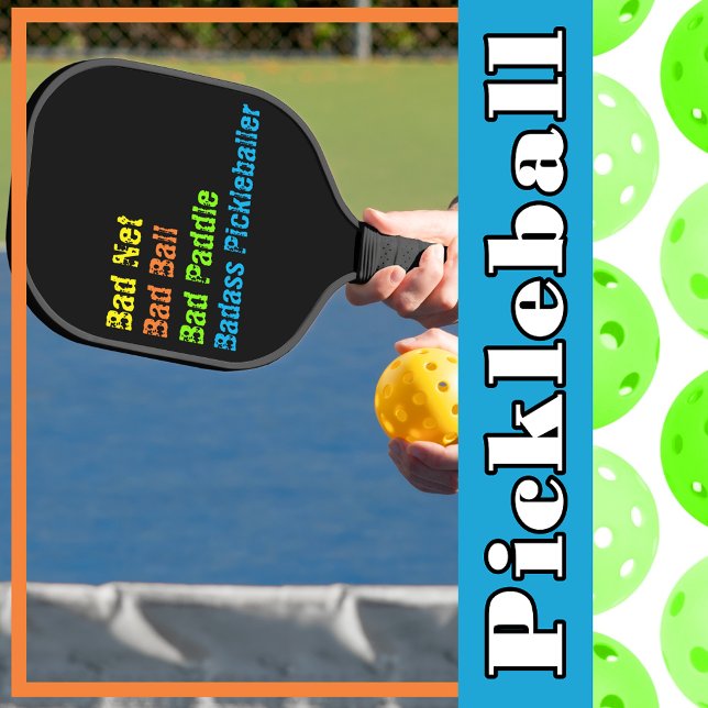 Palas De Pickleball Excusas de baloncesto - Mala red, Mala pelota, Mal (Subido por el creador)