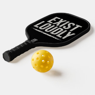 Palas De Pickleball Exist Loudly Audaz Paddle de Pickleball Negro