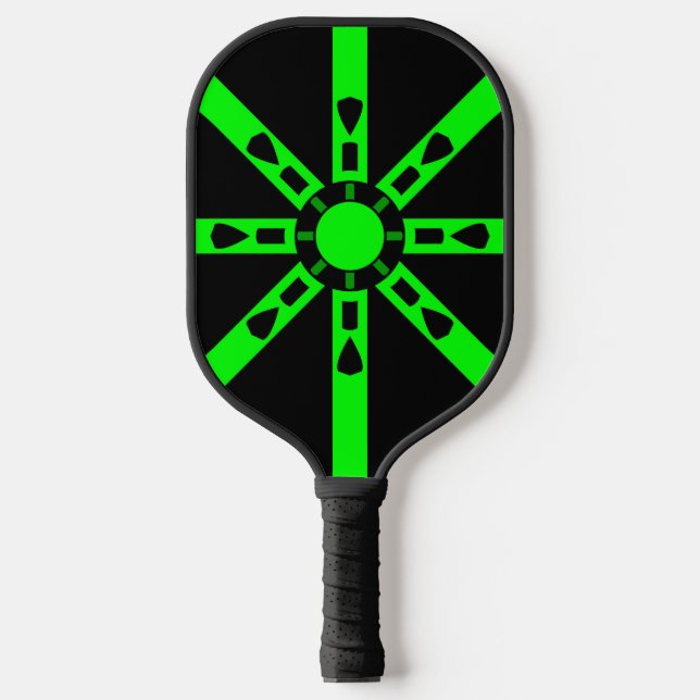 Palas De Pickleball Explosión de Vector Verde (Anverso)