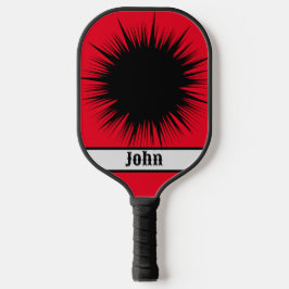 Palas De Pickleball Explosión personalizada en rojo y negro