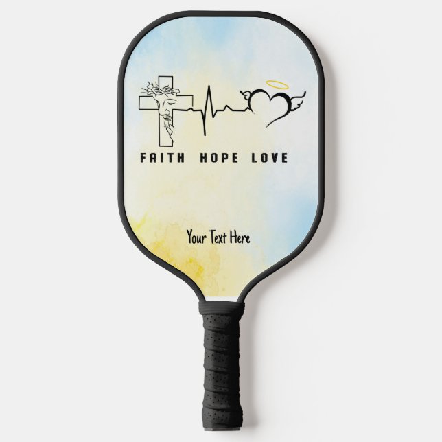 Palas De Pickleball Faith Hope Love (Anverso)