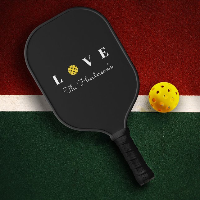 Palas De Pickleball Familia del equipo de Pickleball de amor moderno (Modern Love Pickleball Team Family Pickleball Paddle
)