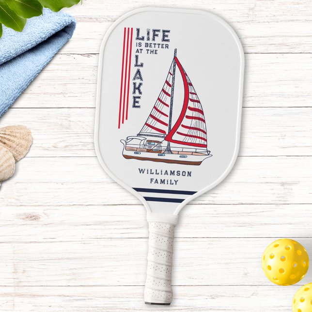 Palas De Pickleball Familia Náutica Moderna Casa Lago Personalizada (Subido por el creador)