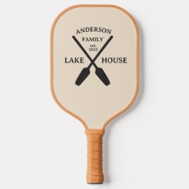Palas De Pickleball Familia Personalizada Nombre Casa Lago
