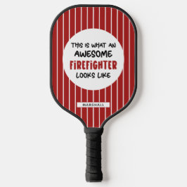 Palas De Pickleball Famoso bombero ingenioso personalizado