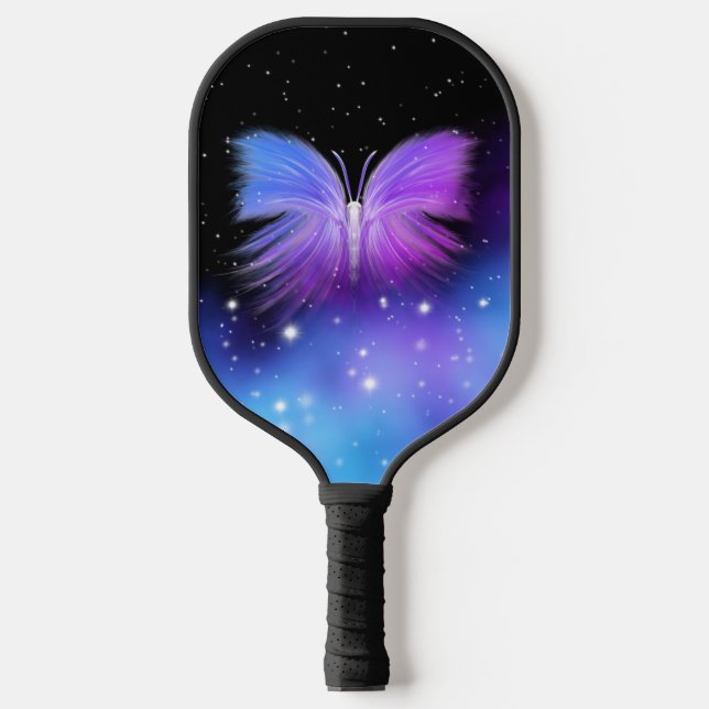 Palas De Pickleball Fantasía espacial Mariposa Cósmica (Anverso)