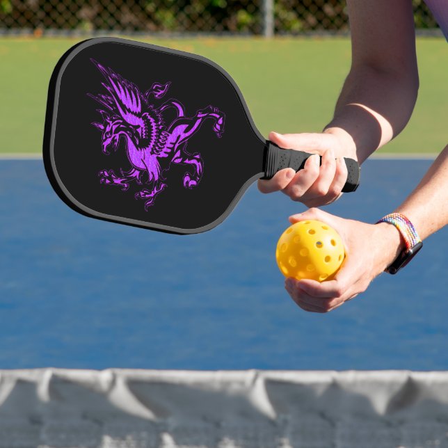 Palas De Pickleball Fantasía mítica Purple Griffin (in situ)