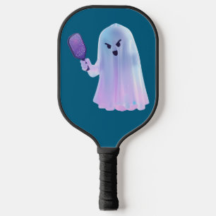 Palas De Pickleball Fantasma divertida, arte de remo espeluznante para