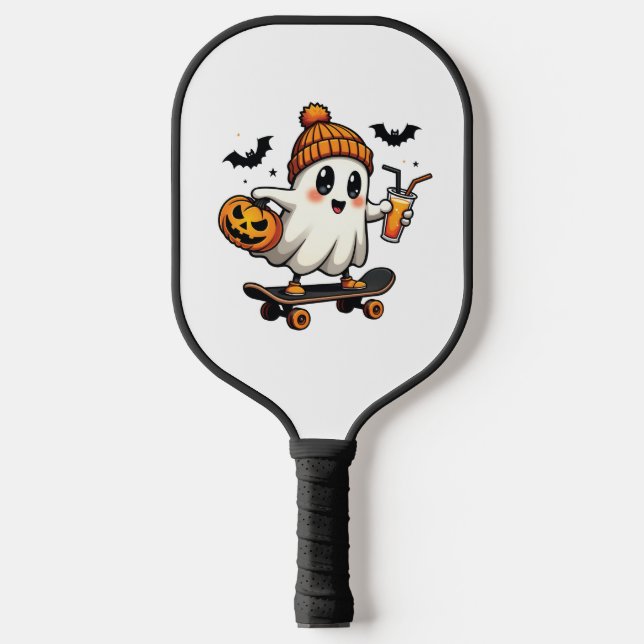 Palas De Pickleball Fantasma Halloween Skopkin Spice Fall (Anverso)