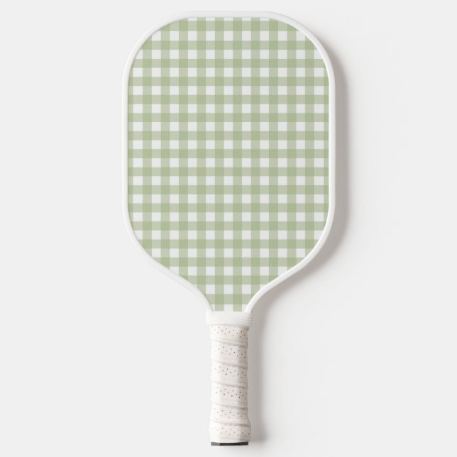 Palas De Pickleball Faye y Lauren Green Gingham (Anverso)