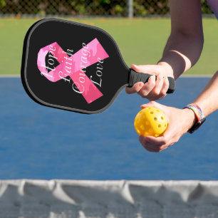 Palas De Pickleball Fe de cinta rosada de camuflaje