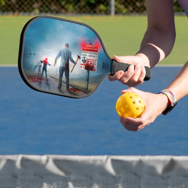 Palas De Pickleball Felices Halloween muertos de SlipperyJoe zombis at (in situ)