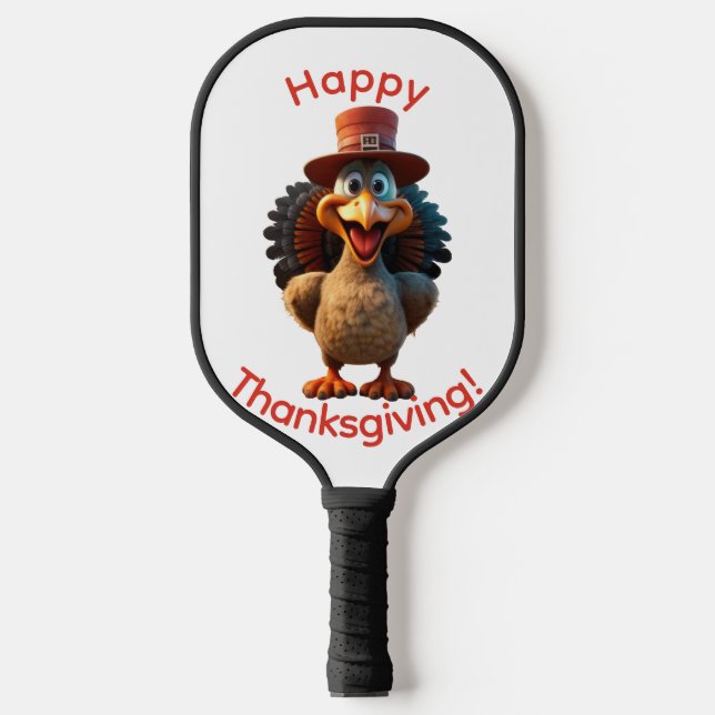 Palas De Pickleball Feliz Día de Acción de Gracias (Anverso)
