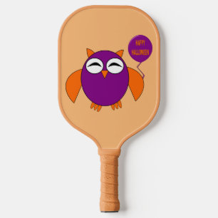 Palas De Pickleball Feliz Fiesta Owl de Halloween