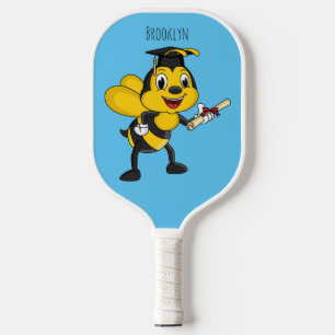 Palas De Pickleball Feliz graduación de abejas personalizados