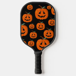 Palas De Pickleball Feliz Halloween Jack O Lantern Arte ilustrativo
