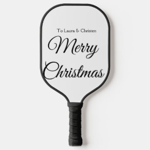 Palas De Pickleball Feliz Navidad añadir nombre texto regalo personali
