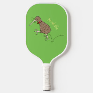 Palas De Pickleball Feliz salto kiwi con diseño de personalizado de co