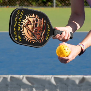 Palas De Pickleball Feroy Valor Intrincado Diseño Heroico De Camión De