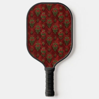 Palas De Pickleball Festive Damask