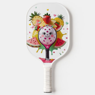 Palas De Pickleball Fiesta de pelotas de fruta - Corte Kawaii Paddle c