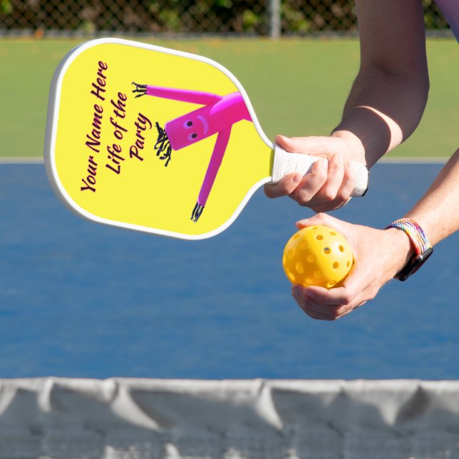 Palas De Pickleball Fiesta de vida rosa alegre (in situ)