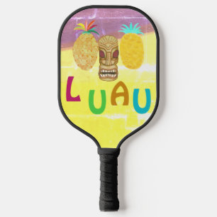 Palas De Pickleball Fiesta Luau de Piña Tiki de Verano