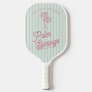 Palas De Pickleball Fiesta Playera Pastel de Primavera Rosa Palma