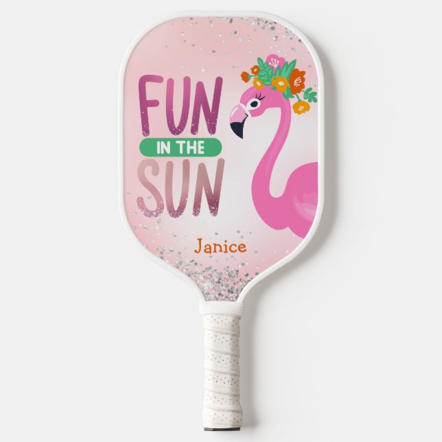 Palas De Pickleball Flamingo rosa (Anverso)