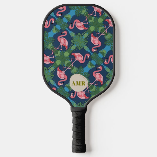 Palas De Pickleball Flamingo rosa bonito (Anverso)