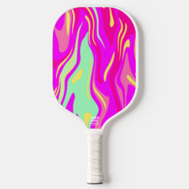Palas De Pickleball Flechas coloridas de pintura rosa magenta amarilla
