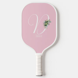 Palas De Pickleball Flor acuarela rosada