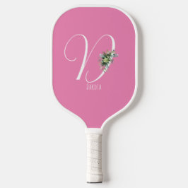 Palas De Pickleball Flor acuarela rosada