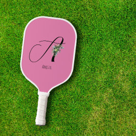 Palas De Pickleball Flor acuarela rosada