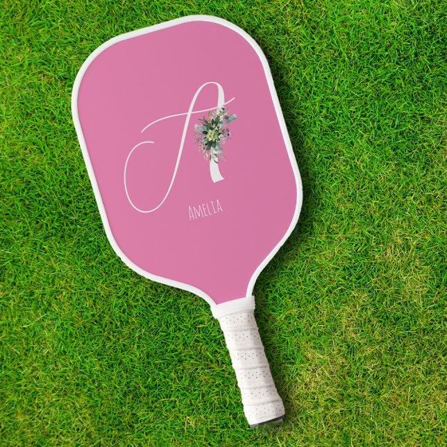 Palas De Pickleball Flor acuarela rosada (Subido por el creador)