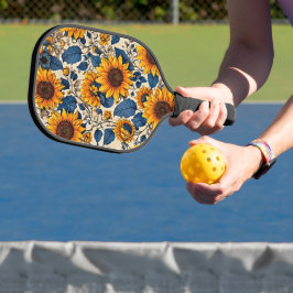 Palas De Pickleball Flor de girasol radiante: Abraza la alegría artíst