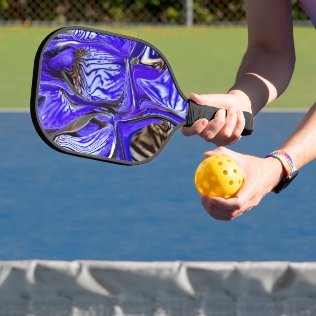 Palas De Pickleball Flor de iris púrpura (in situ)
