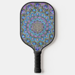 Palas De Pickleball Flor de la Vida - Mandala Estilo India 2