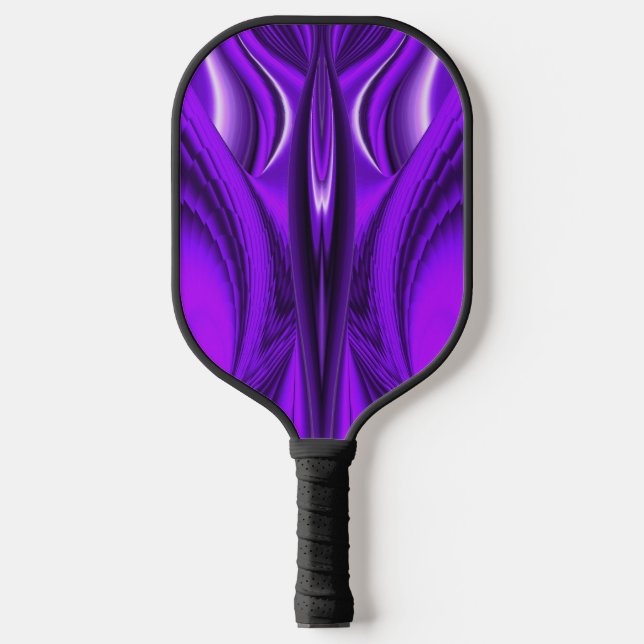 Palas De Pickleball Flor púrpura Arcoiris Sueños Angel Alas (Anverso)